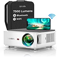 Los mejores  - Proyector WiFi Bluetooth 1080P- YABER V6 7500 Proyector WiFi Full HD 1920x1080P Nativo Soporta 4K- Ajuste Digital de 4…